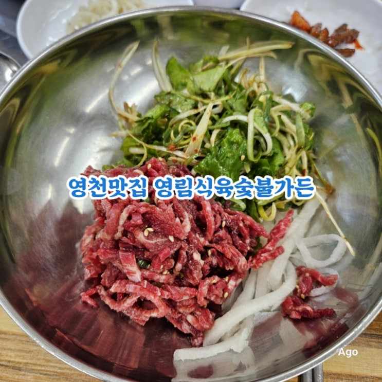  경북 영천맛집 영림식육숯불가든 feat 육회비빔밥맛집