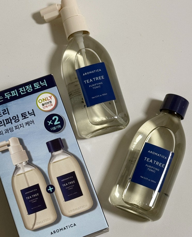 올리브영 헤어토닉 아로마티카 티트리 퓨리파잉 토닉 지성두피 후기