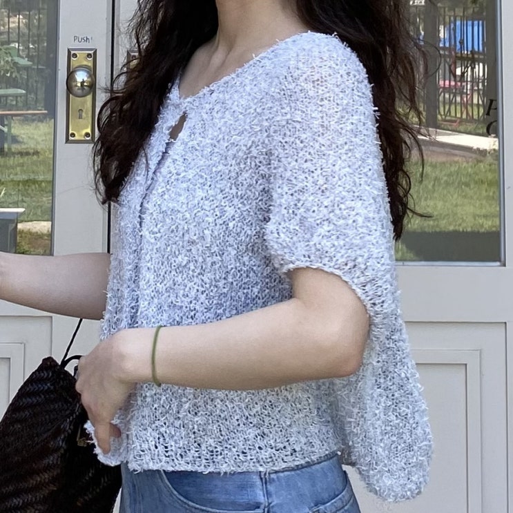  여름 뜨개 고사리가디건 솜솜뜨개 모네 하늘 후기