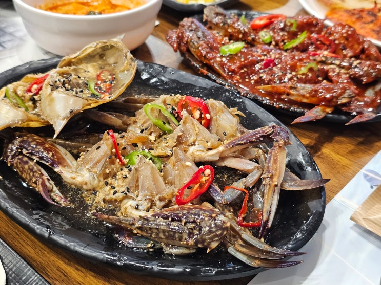  포항 장성동 게도둑 간장게장 - 다양한 무한리필 음식이 제공되는 현지인맛집