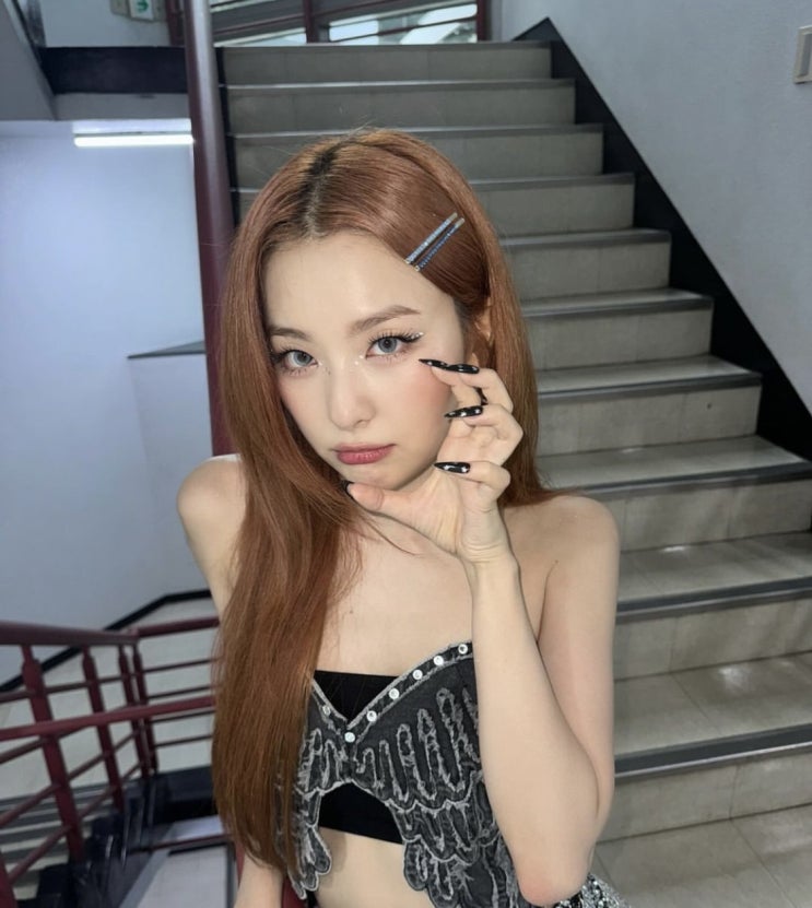  옥정신도시미용실에서 만날 수 있는 슬기의 오렌지 브라운 염색