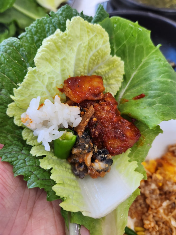  전주 아중리 점심 맛집 [순이네쌈밥] 쌈 야채 무한리필. 제육볶음 우렁쌈밥 맛집 추천
