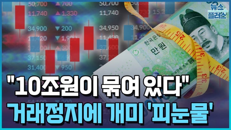 "10조원이 묶여 있다"…개미 '피눈물' "10조원이 묶여 있다"…개미 '피눈물'