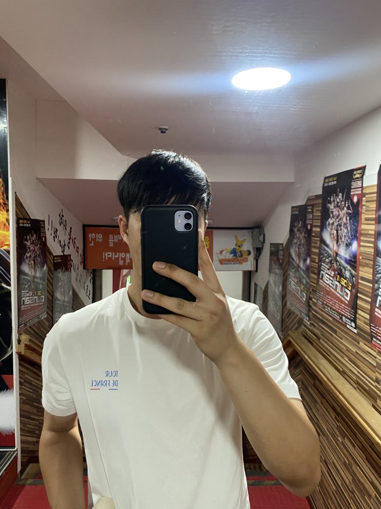  투르드프랑스 기능성반팔티 사이클타며 다이어트하는 남성 착용후기