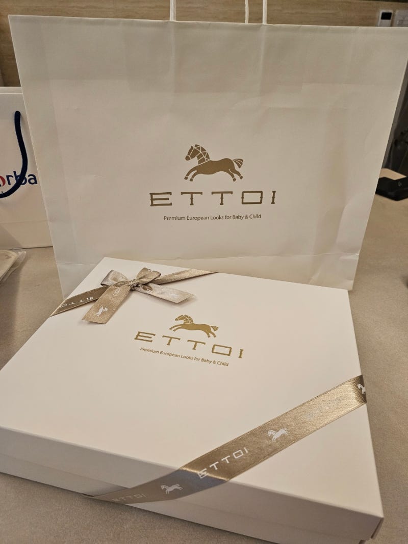 쌍둥이 여자아기 신생아 선물세트 #에뜨와 #ETTOI