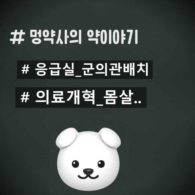 『의료』  <b>응급실</b> 전문의 대신 <b>군의관</b>을 배치한다고 하는데..?