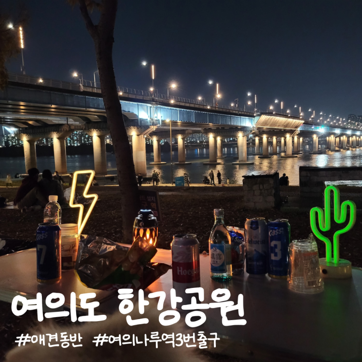  여의도 한강공원 ㅣ애견동반 텐트대여 한강야경 한강데이트