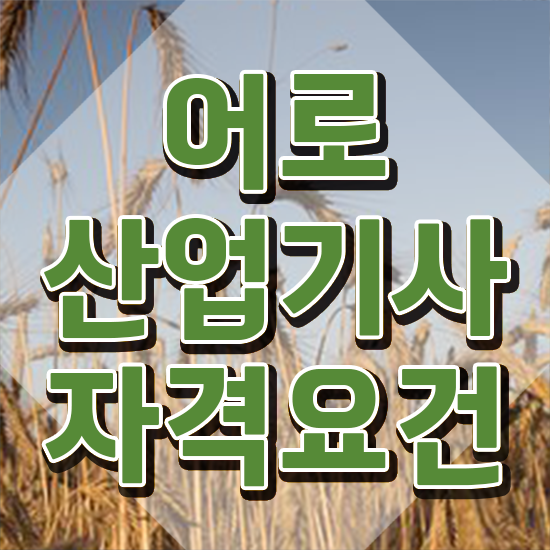  어로산업기사 시험응시조건 학점은행제로 반 년만에 준비한 전략