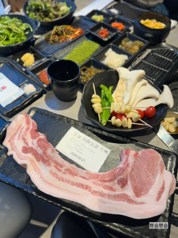  잠실새내 고기집 인생 돈마오겹 맛집 고급스러운 분위기의 도몽