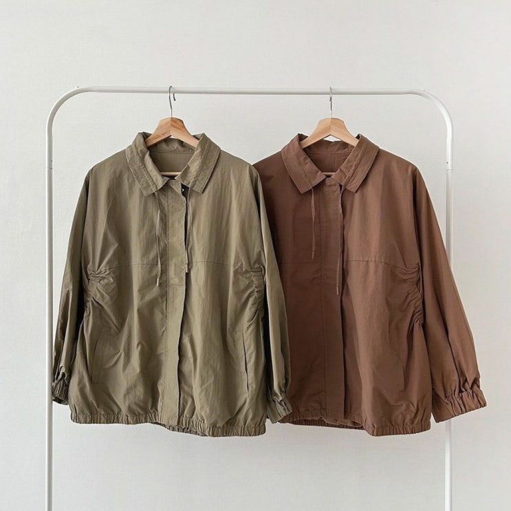  [가을 데일리룩] 스트링 카라 루즈핏 자켓 - 편안한 캐주얼 스타일링의 완성!