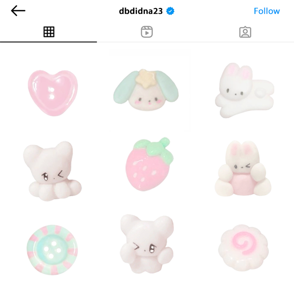 인스타 하이라이트 커버 심플 감성 인형 공유