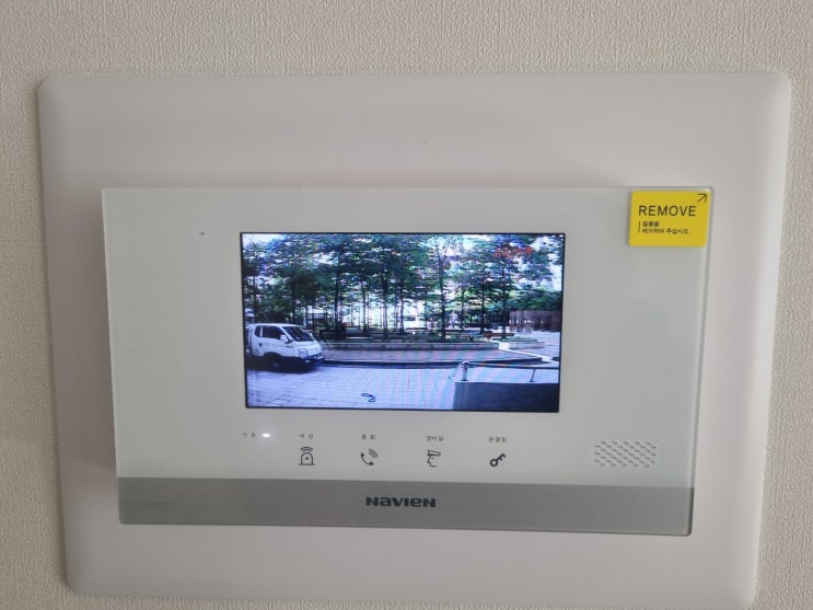  관악구 봉천동 관악푸르지오아파트 경동 비디오폰 SDP-310 설치