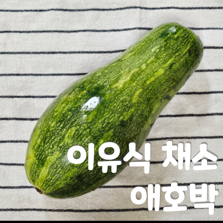  초기이유식 애호박큐브 애호박토핑 만들기 식재료 궁합