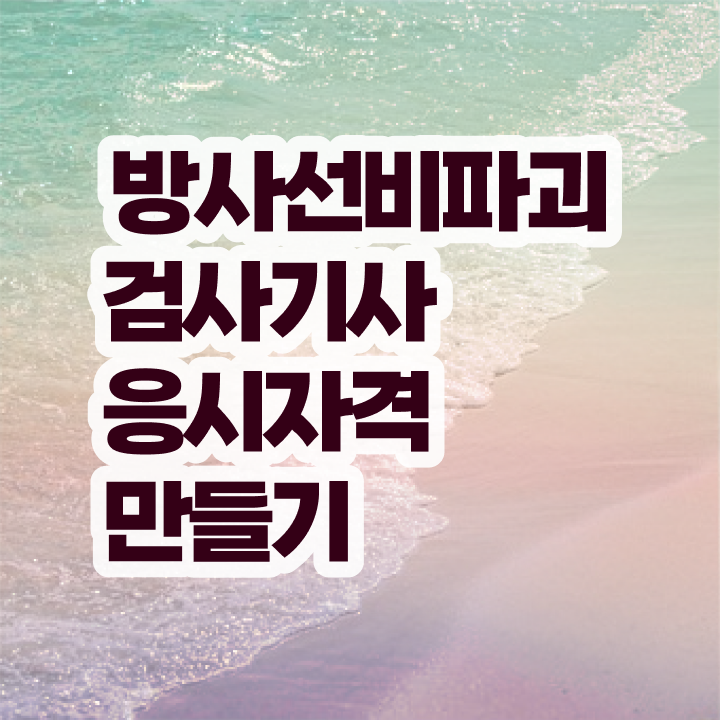  방사선비파괴검사기사 필기문제 방사선비파괴검사기사 응시자격 온라인으로 4달만에 성공한 노하우