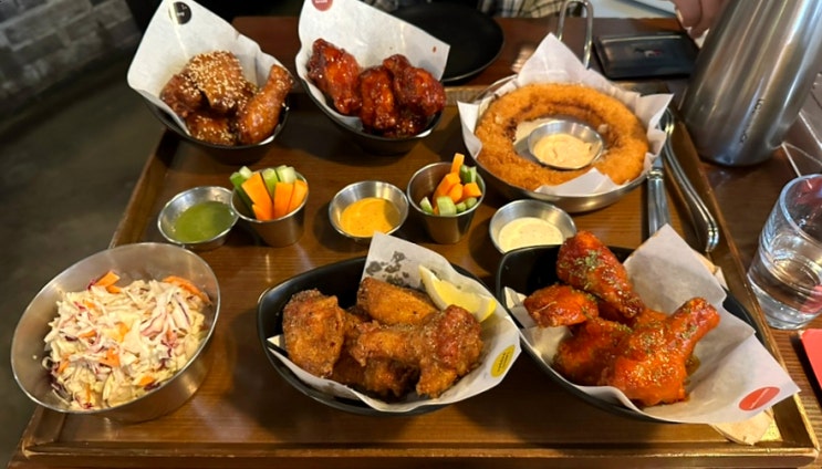  [이태원/녹사평 맛집]네키드윙즈 | 미국식 치킨윙 | 더블플래터 | 수요미식회 | 내돈내산