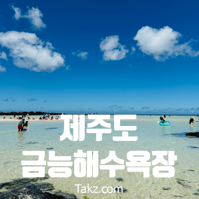  제주도 물이 얕아 아이와 가기 좋은 금능해수욕장 후기