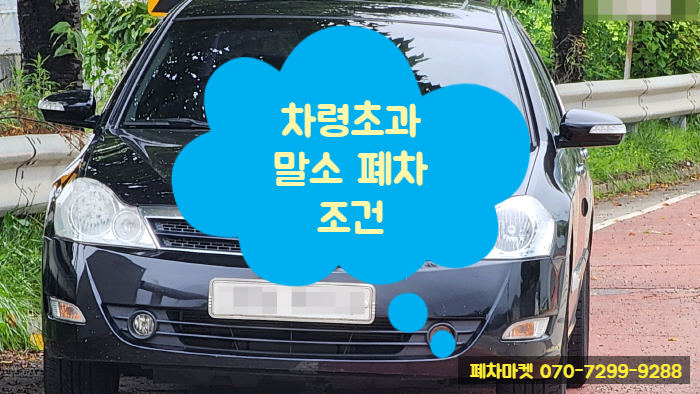  차령초과말소 폐차 조건
