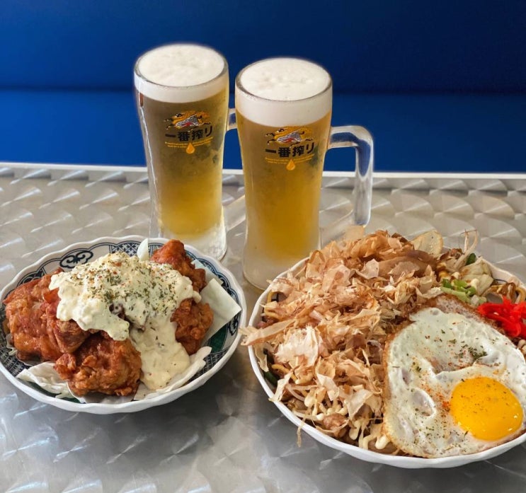  [신당동핫플 신당 난바스낵] 치킨난반 야끼소바에 기린생맥주까지.. 진심 너무 맛있다.