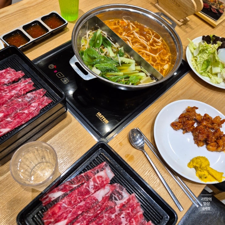  정관 샤브샤브 고기 무한리필 :: 샤브20 부산정관점 내돈내산