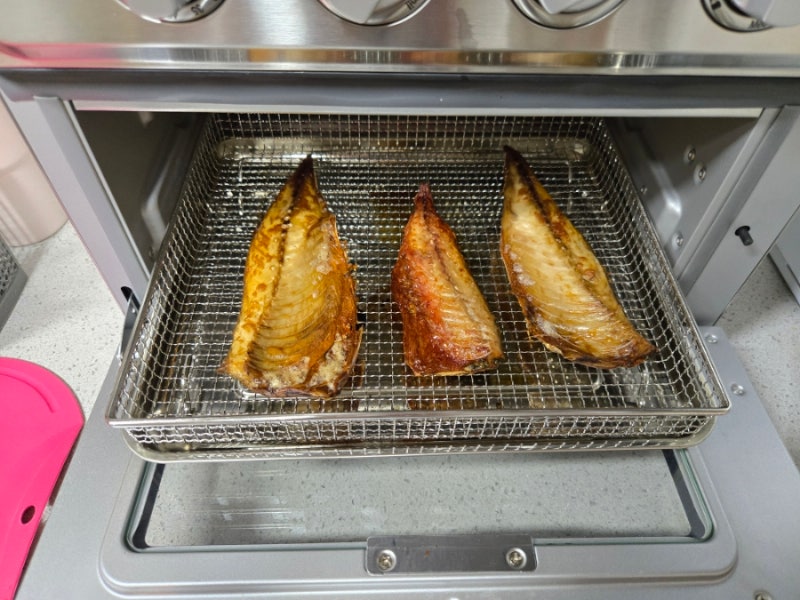 쿠진아트 에어프라이어 오븐 생선 굽기