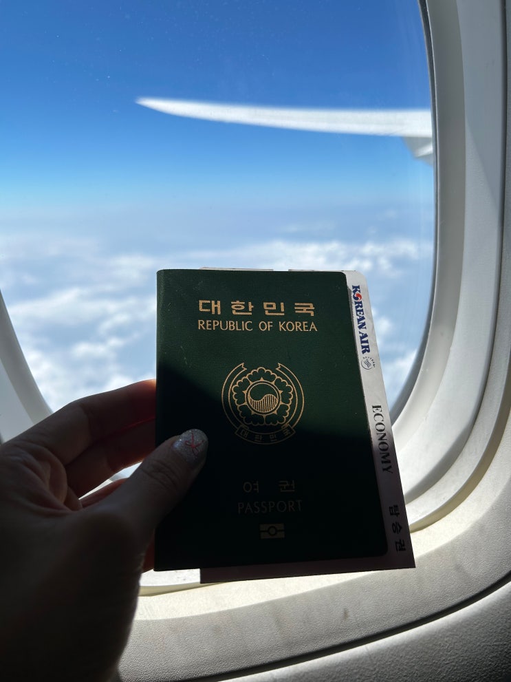  대한항공 인천 런던 직항 자리 추천, 기내식, 컵라면 후기