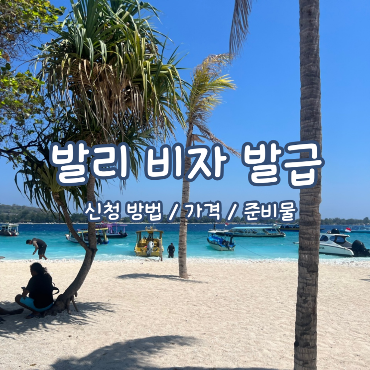  발리 비자 신청 발급하기(feat. 가격 사전준비물)