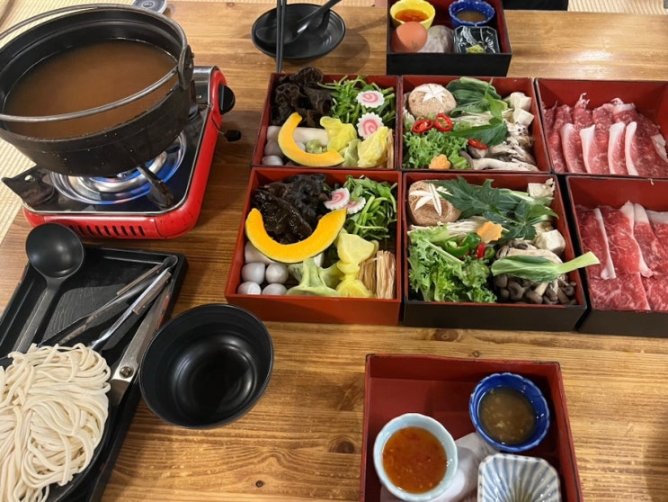  [온천집] 종로 스키야키 익선동 1인 샤브샤브 맛집