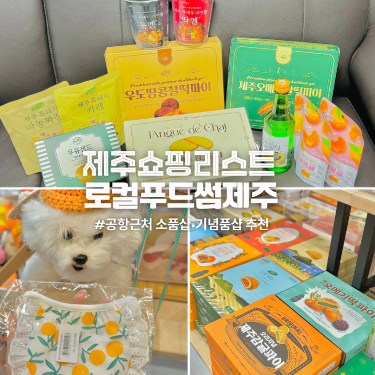  제주도 특산품 기념품샵 선물 썸제주 쇼핑리스트 추천