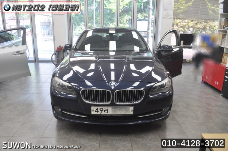  BMW오디오수리 - F10 NBT오디오 전원고장 블랙아웃 메인보드 메인보드 고장 - 수원테크(수입차오디오수리전문)