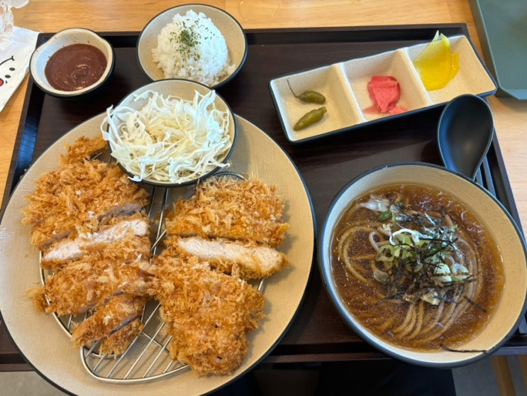  시흥 물왕저수지 근처 돈까스 맛집 추천 - 소바랑 시흥물왕점 (돈까스정식/소바랑돈까스)