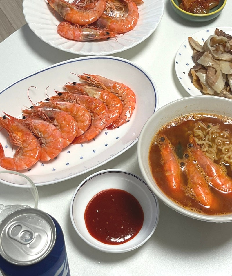 [부산/기장] 대하 포장 싱싱한 국내산 왕새우가 있는 @평산수산
