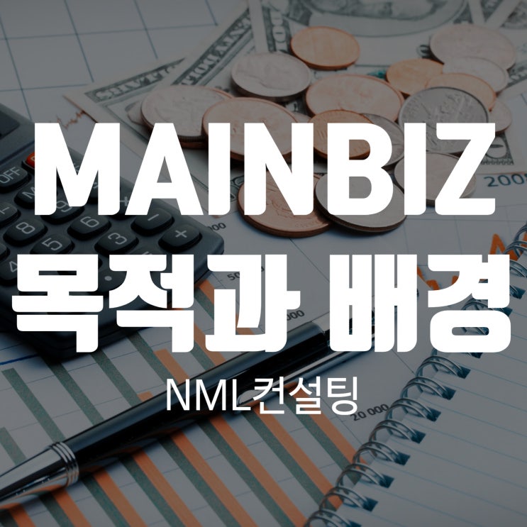  MAINBIZ의 목적과 배경