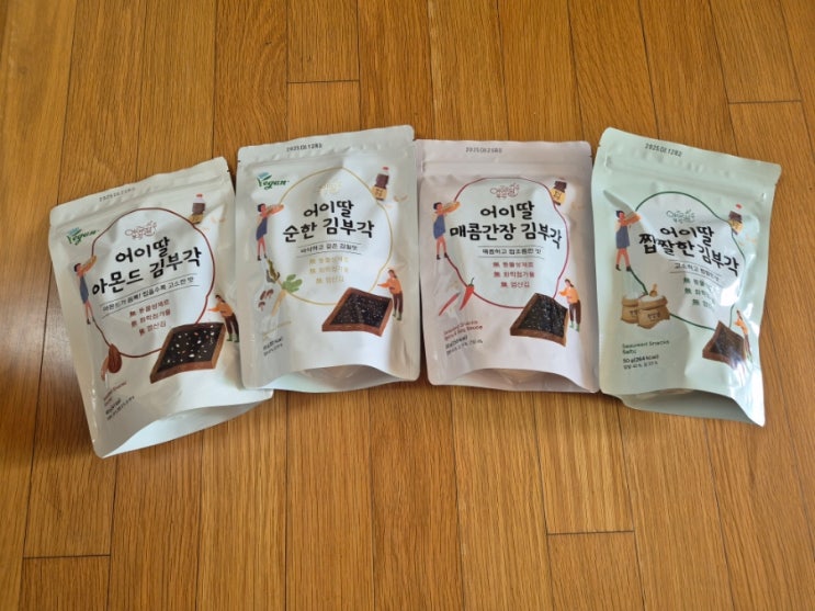  추석 김부각 선물세트 선물용 김 추천 어이딸 부각