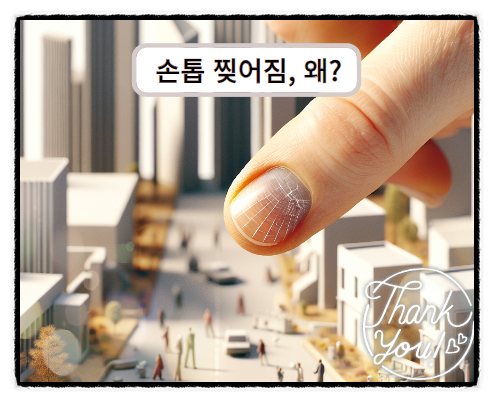 손톱 찢어짐 갈라짐 부서짐 원인