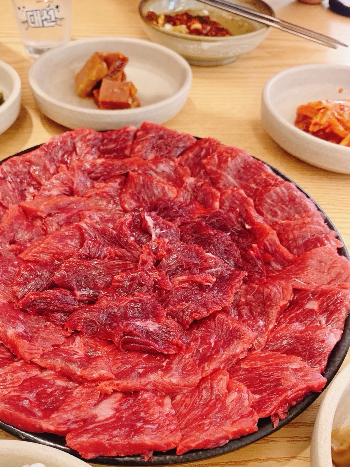  부산 연산동 가성비 최고 뭉티기 육전 맛집 민정한우수육국밥 (주차 웨이팅)
