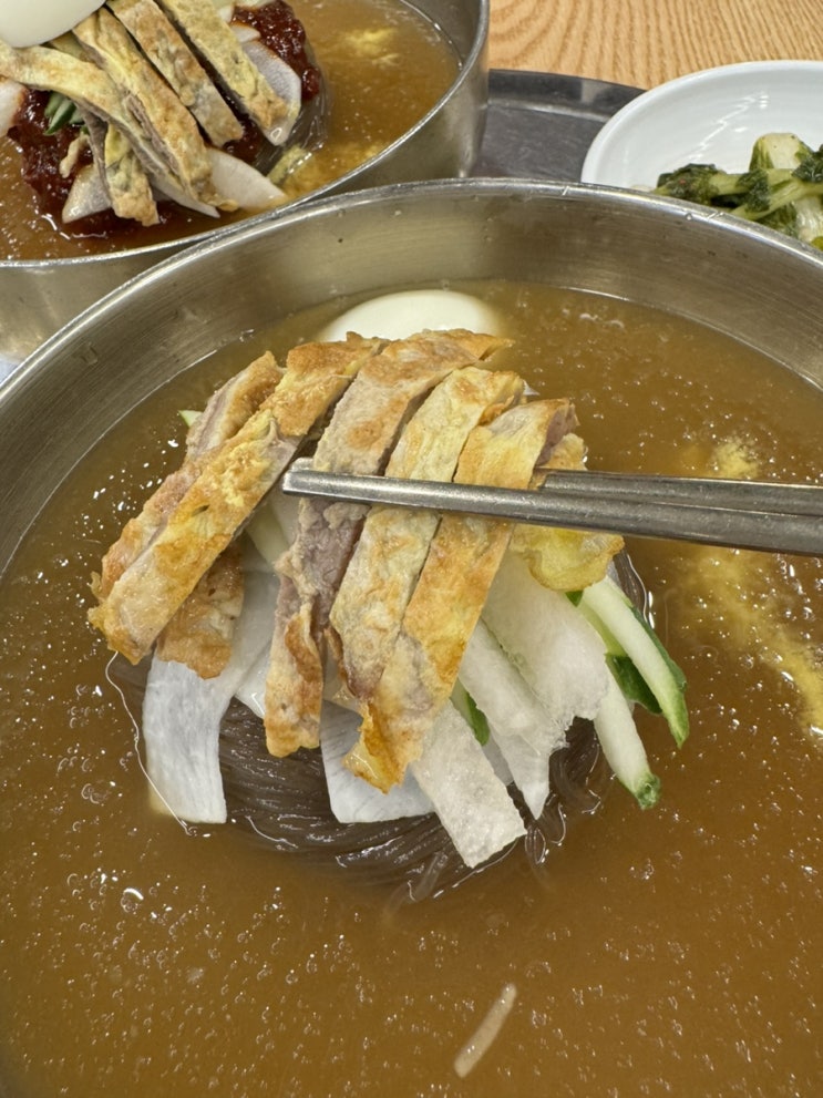  수원 남문맛집 남강진주냉면️ 주차정보