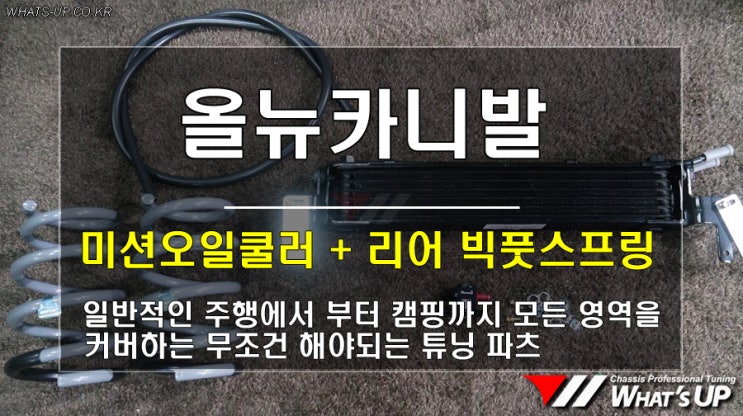  올뉴카니발 미션오일쿨러,  빅풋 스프링