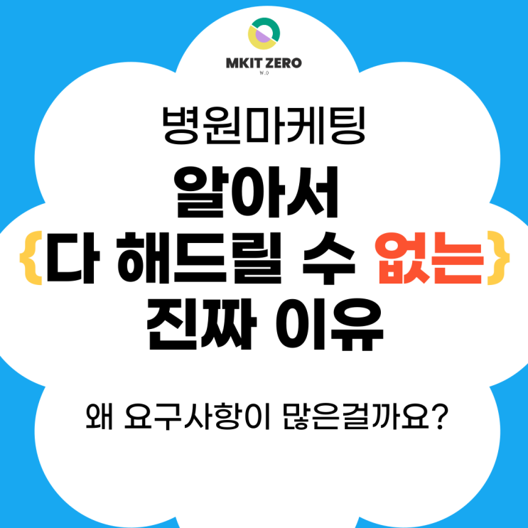  병원마케팅 업체 교체를 고민중이신가요? 다 알아서 해준다는 곳은  교체하셔야합니다.