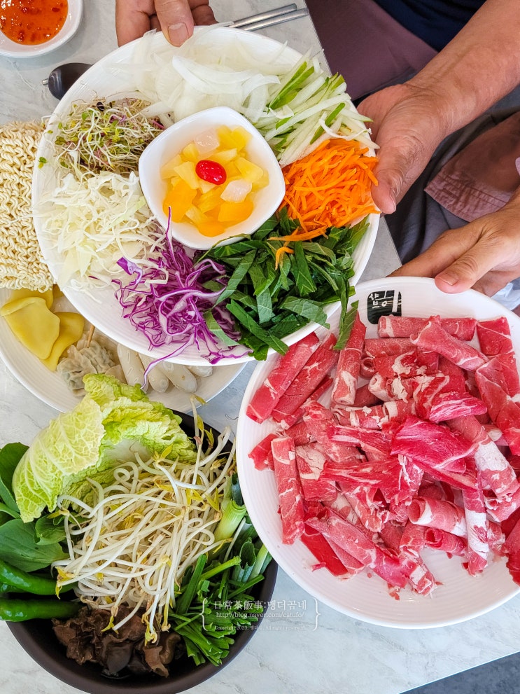  광주 송정동 맛집 샤브향 샤브샤브 무한리필 송정역