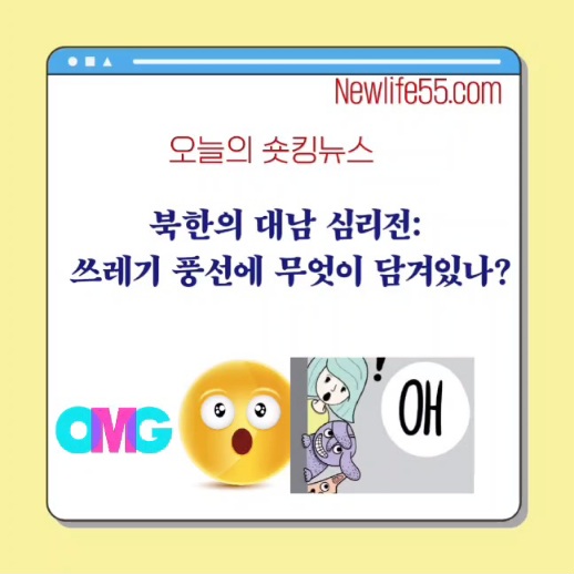 북한의 <b>대남</b> 심리전: <b>쓰레기 풍선</b>에 무엇이 담겨있나?