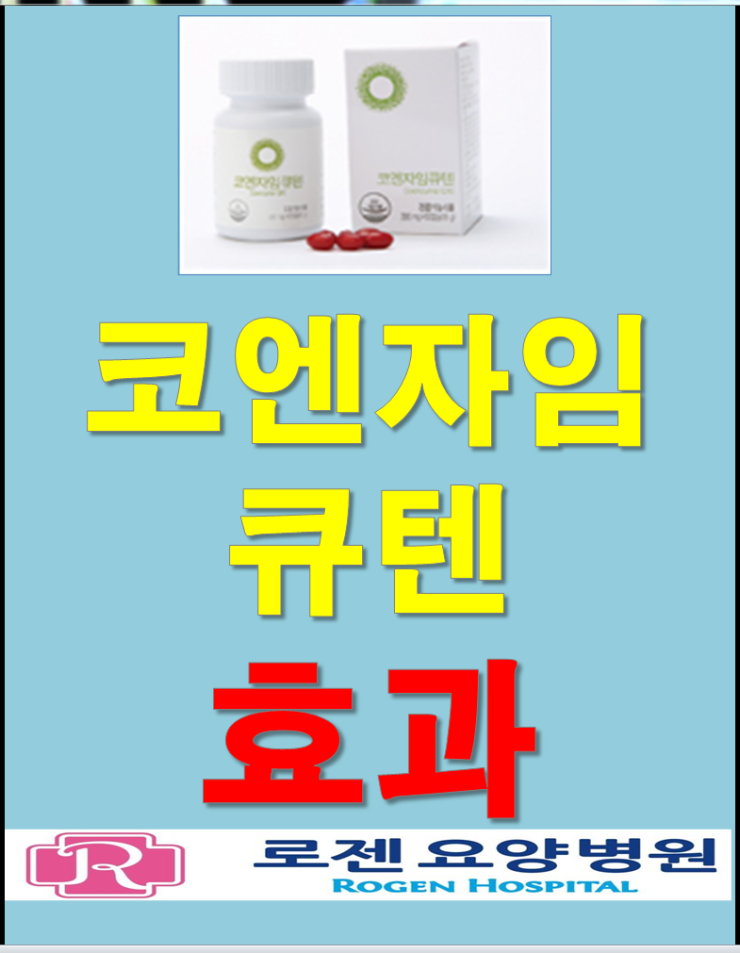 코엔자임Q10 저혈압 고혈압 코엔자임Q10 복용법