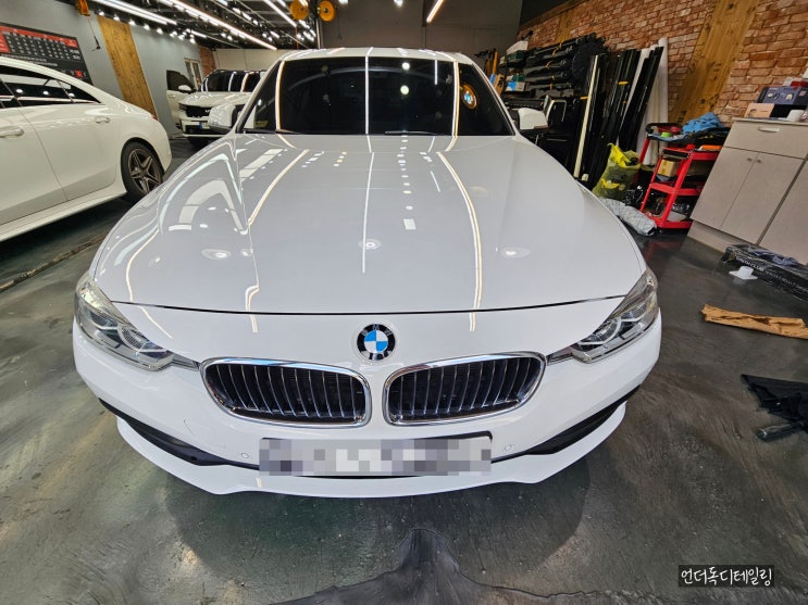  BMW320d 양산스팀세차 시공 전 후
