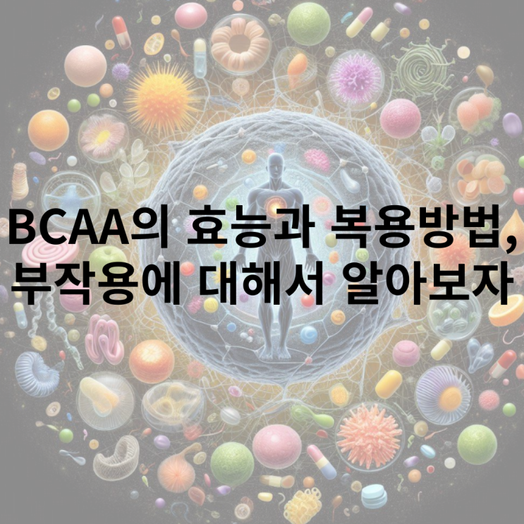  BCAA를 복용해야 하는 이유에 대해 알아보자