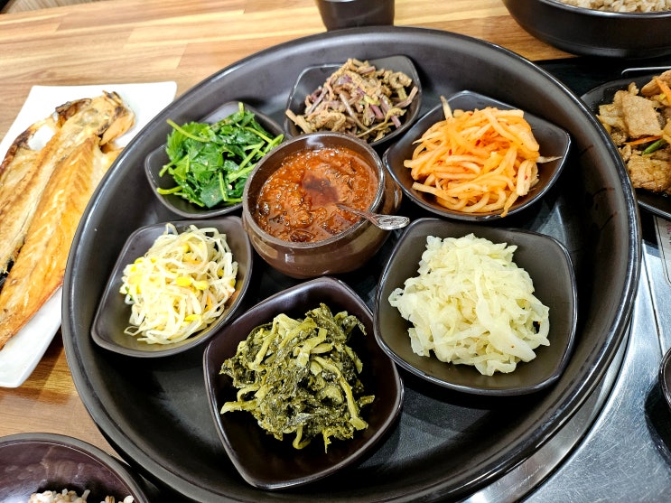  아이와 산방산맛집 보리타작 보리밥정식