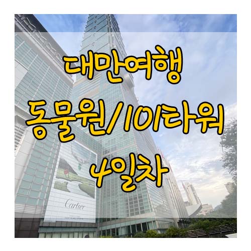  [6박7일 대만여행 기록]4일차/우육면,타이베이시립동물원,팬더,타이베이101,딘타이펑,대만 18일맥주