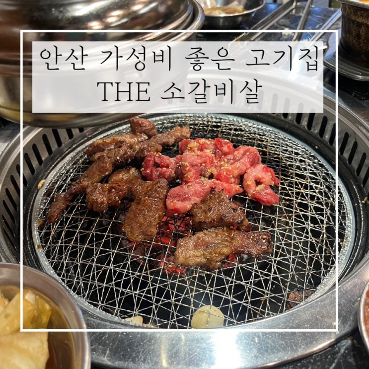  안산역 가성비 좋은 고깃집 ‘더소갈비살’ 1kg 59000원! 이용후기