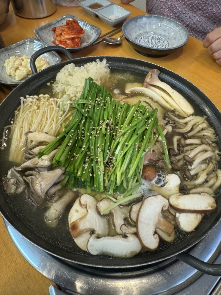  통진맛집 할아버지 생신에 방문한 장수촌버섯마을 토종닭 충조전압탕