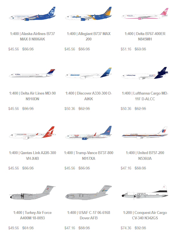  1:200,1:400 gemini jets 프리오더, 1:200 대한항공 A380 HL7628출시