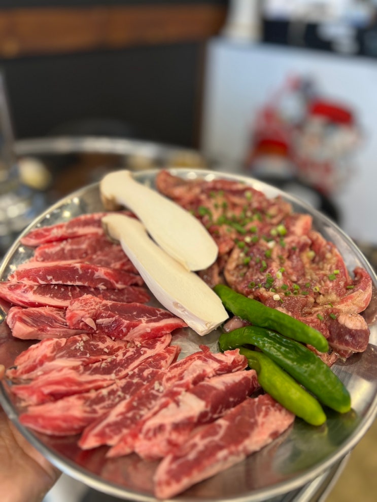  강릉 교동 가성비맛집 소잡는돼지 소갈비모듬