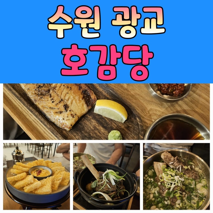  광교 아브뉴프랑 맛집 [ 호감당 ] 분위기 있는 식사